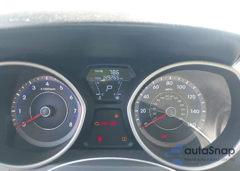 2012 Hyundai Elantra Gls (Ulsan Plant) from USA, damaged, VIN KMHDH4AE7CU288703